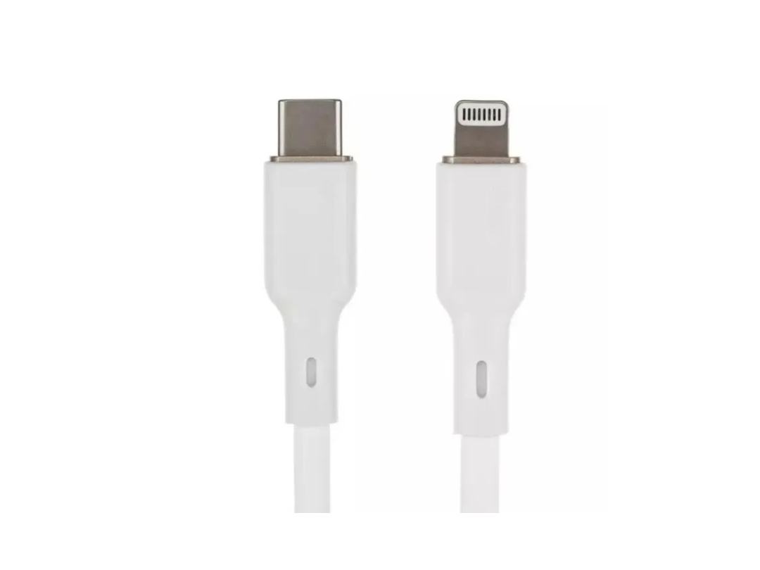 Buy Aukey Nylon Braided USB C to Lightning Cable 1m White in Qatar Buy Aukey Nylon Braided USB C to Lightning Cable 1m White in Qatar